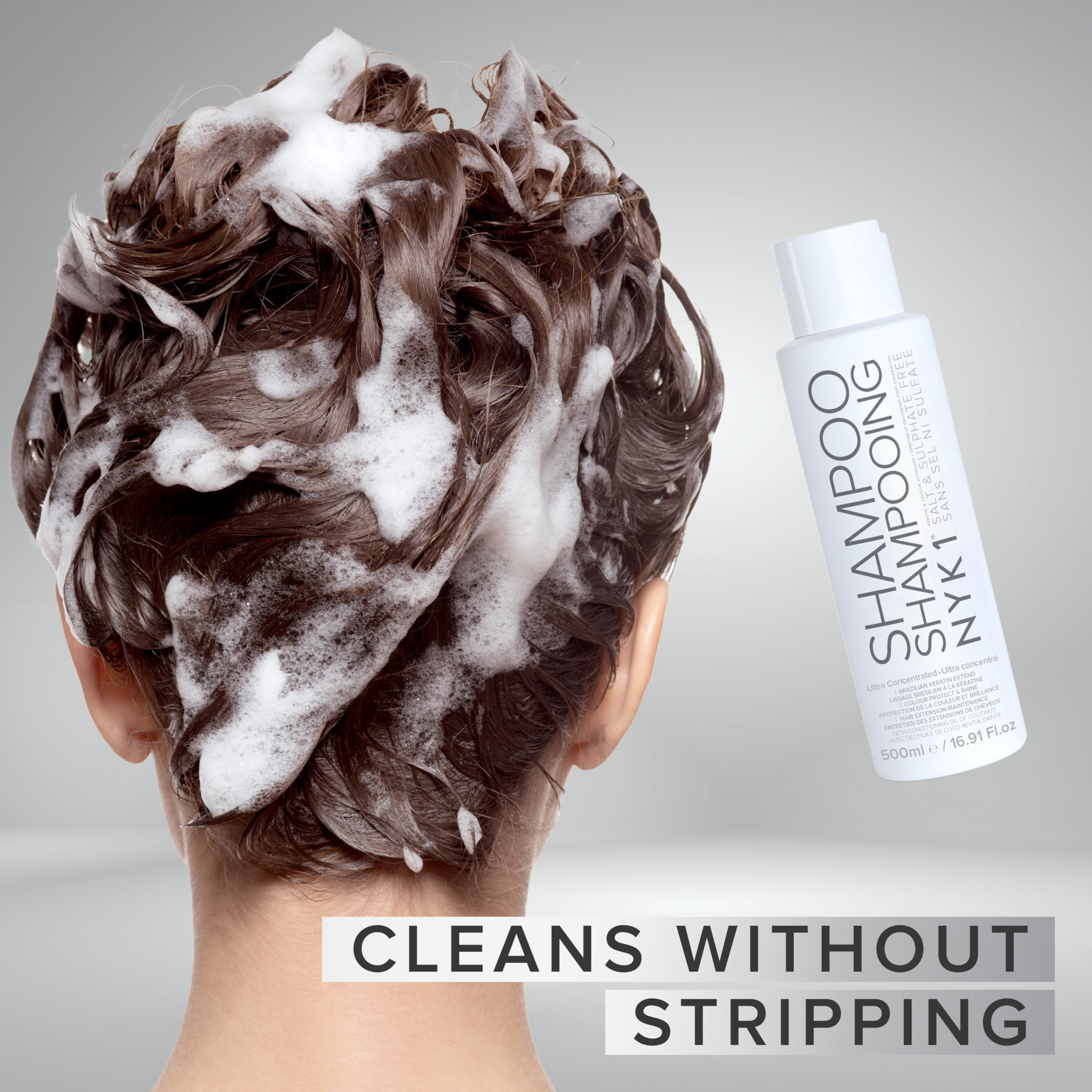 NYK1 Salt & Sulfate Free Shampoo (500ml) Sulphate Free Shampoo For